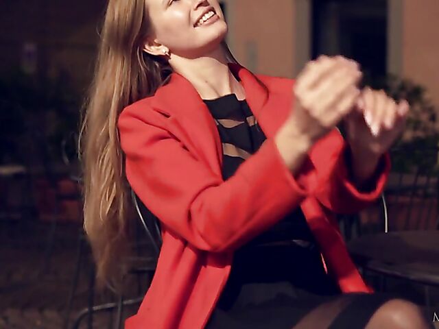 Met Art masturbation video with big tits elegant babe Stella Cardo