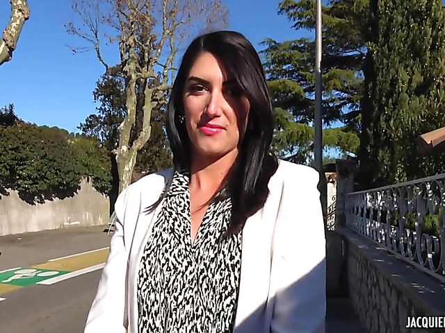 One guy and two shaved girls in stockings threesome with Ashley Morena and Jade