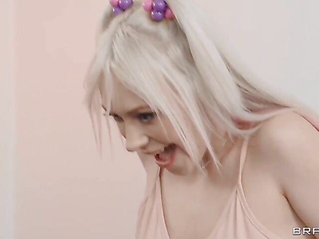 PIllow humping and big tits threesome in the bedroom with bouncing girls Alyx Star and Ava Sinclaire