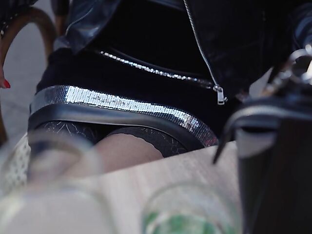 Jasmine Rouge - Natural MILF stockings sex after the first date