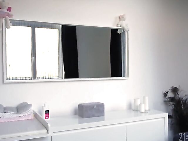 Sexy anal creampie in black lingerie with stunning Angelica Heart