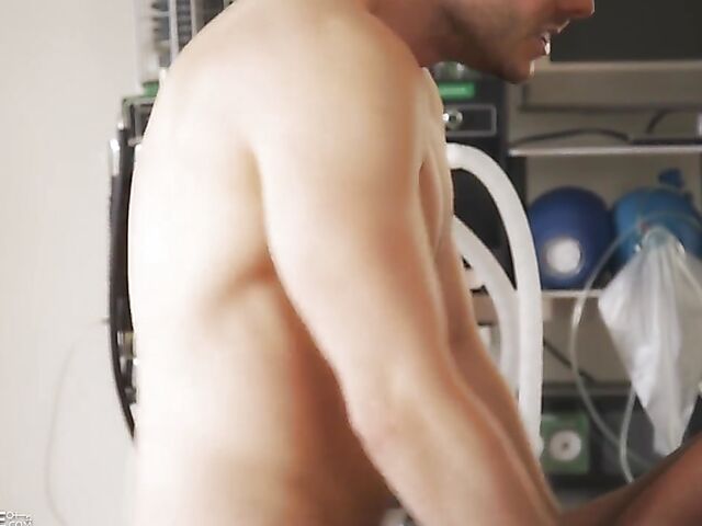 Naughty ebony nurse Hazel Grace wants a white cock