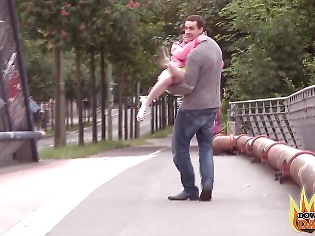 German public sex with slutty Vanessa Voxx