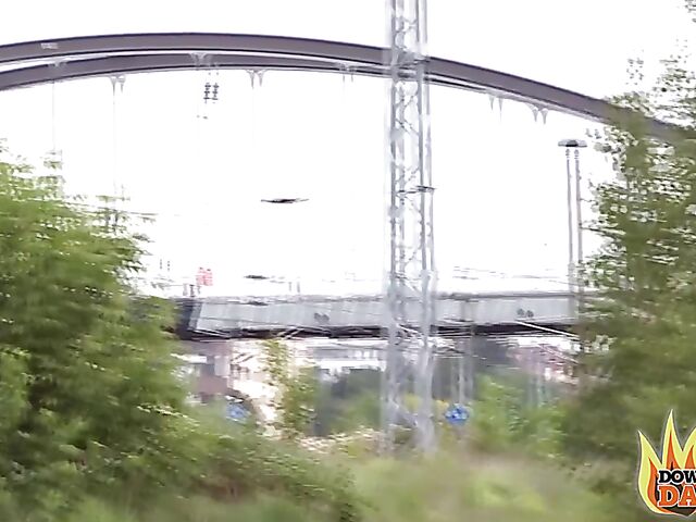 German public sex with slutty Vanessa Voxx