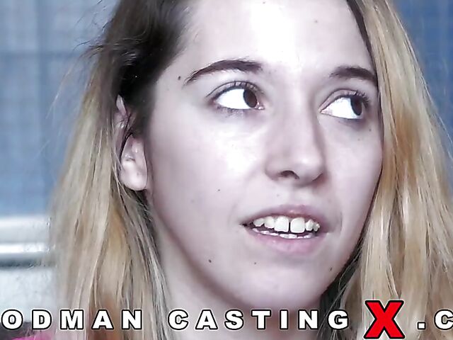 Casting DP with Safira Yakkuza who is proud of her huge fake tits