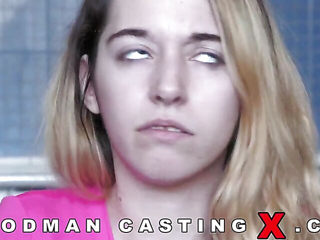 Casting DP with Safira Yakkuza who is proud of her huge fake tits