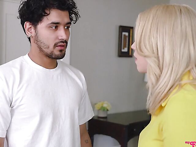 Doggystyle skirt fuck with teen blonde Madison Summers