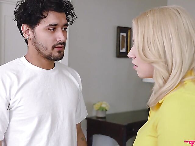 Doggystyle skirt fuck with teen blonde Madison Summers