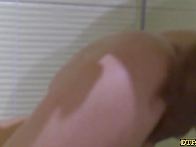 Interracial shower sex and pussy insertion with wet Aliz