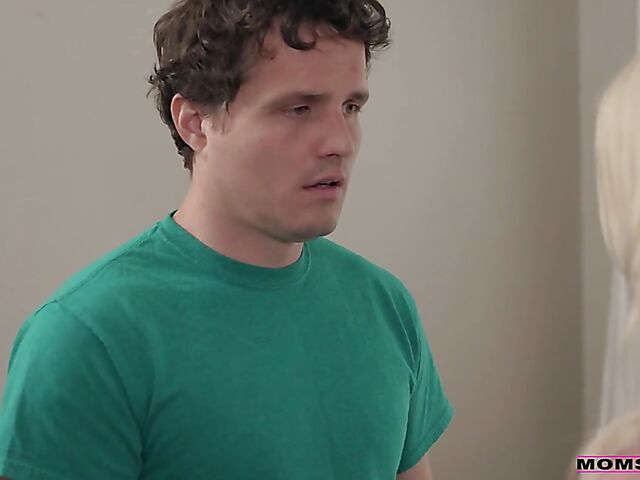 Kate Dee - Playful blonde stepmom teaches son