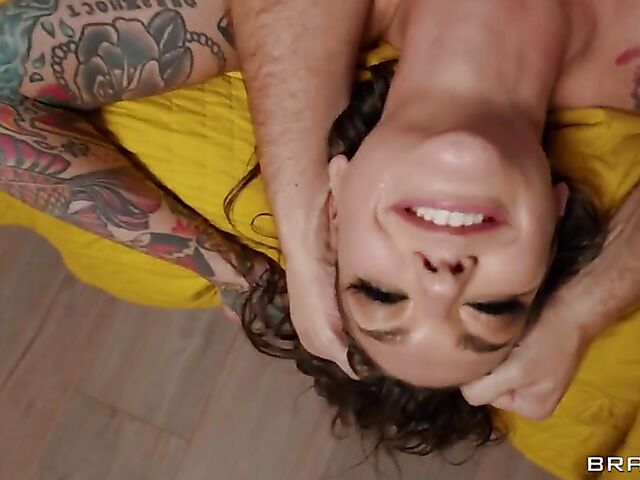 Rocky Emerson - Alt babe with tattoo anal with Keiran Lee