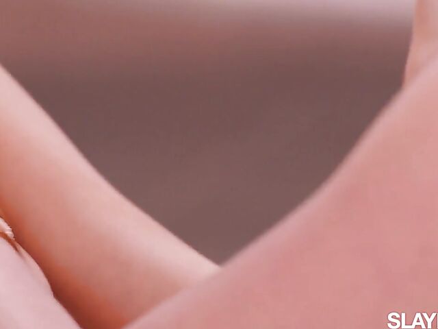 Gorgeous lesbian babes Emily Willis and Azul Hermosa lick each other