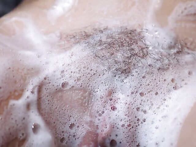 Blake Blossom's young big natural boobs and trimmed pussy for a lucky man