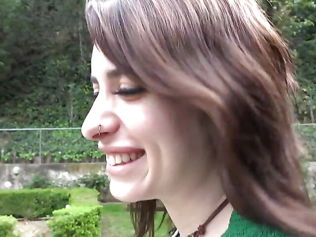 POV hairy girlfriend Pearl Sage takes a cock from your perspective