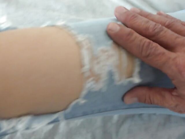 POV hairy girlfriend Pearl Sage takes a cock from your perspective