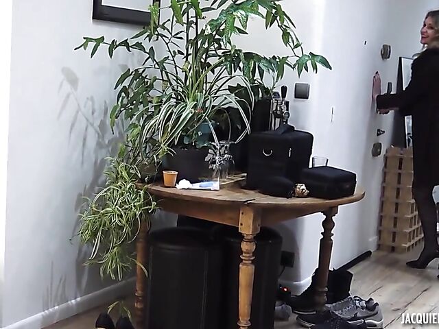 Lyna Jade - French stockings threesome stockings with double penetration