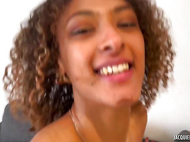 Exotic girl in black boots Lucie fucks a french guy