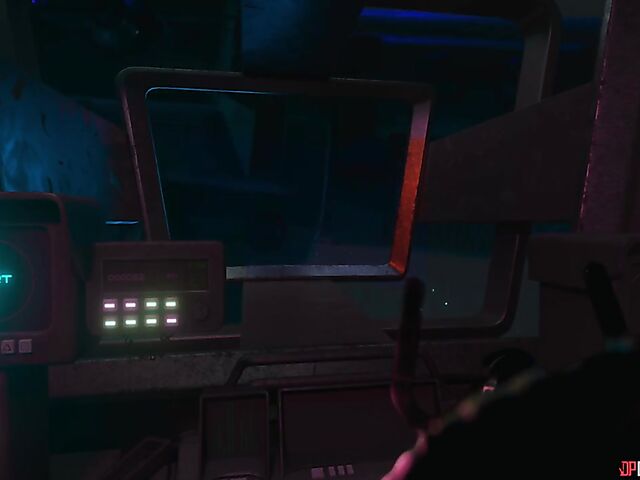 Big tits redhead Amber Jayne fucks captain Danny D in the space