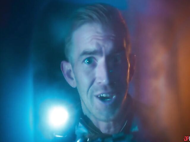 Big tits redhead Amber Jayne fucks captain Danny D in the space