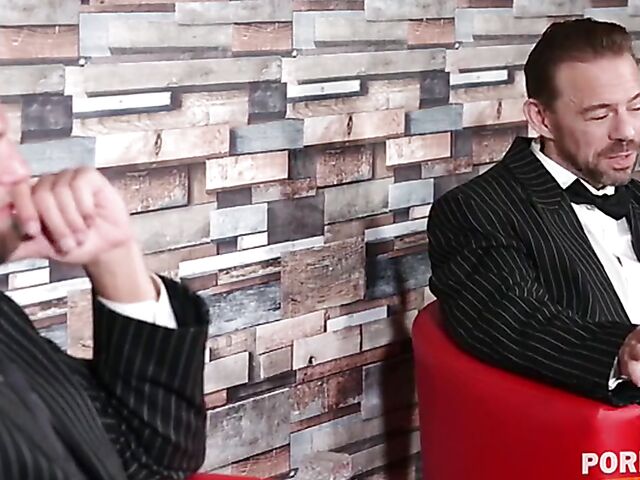 Double penetration on the pool table with asian femme fatale Polly Pons