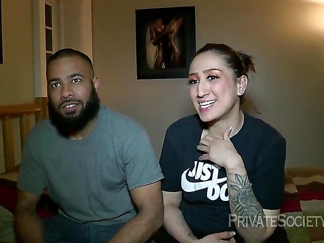 Amateur couple Ricky and Nicky fuck like rabbits