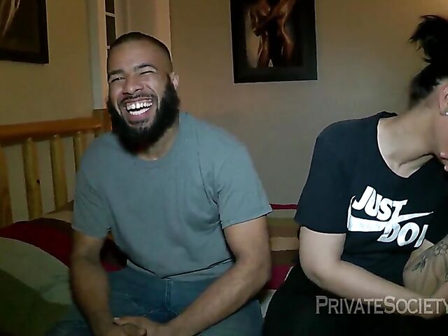 Amateur couple Ricky and Nicky fuck like rabbits