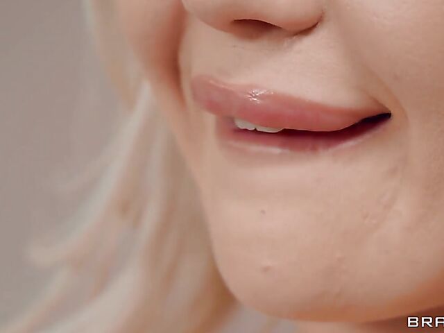 Massage sex with natural tits young wife Gina Varney behind her husband's back