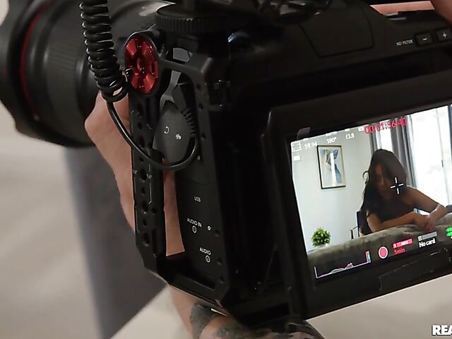 Exotic Numi Zarah with big natural boobs gets slammed on the couch