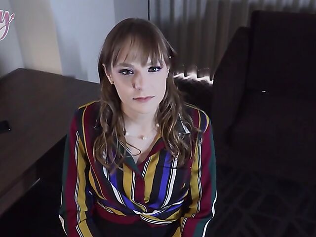 Natural teen POV with a hard cock for her mouth and twat featuring Rebecca Vangaurd aka Sailor Luna