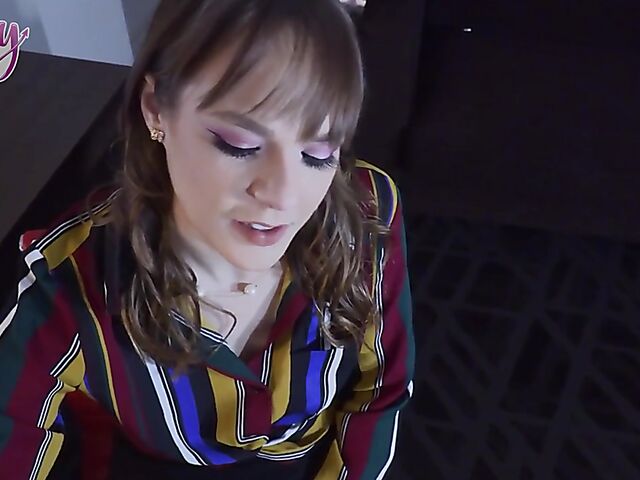 Natural teen POV with a hard cock for her mouth and twat featuring Rebecca Vangaurd aka Sailor Luna