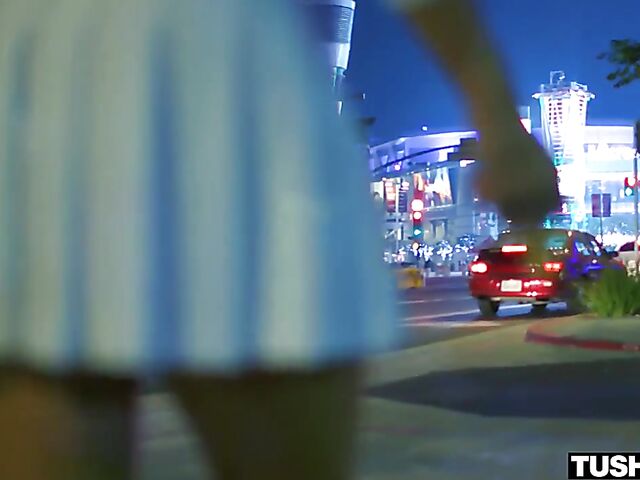 Hot anal sex after dark with lustful Lina Luxa