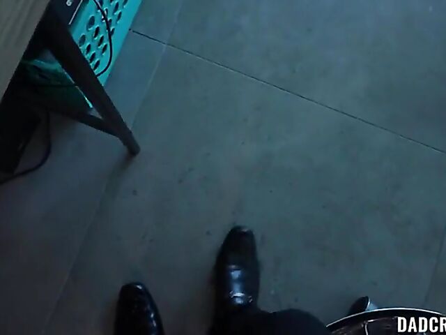 Stepdad and stepdaughter POV with naughty young blonde Minxx Marley