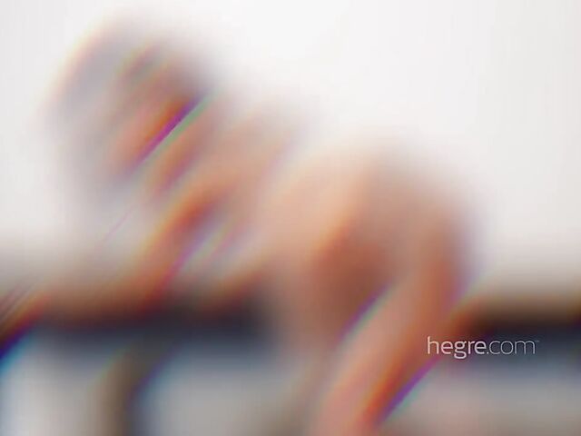 Behind nude art porn shoot with skinny small tits model Veronika V