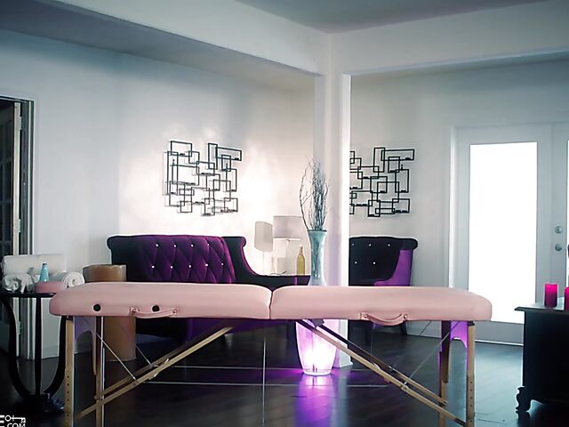 Joanna Angel - Goth MILF covered in tattoo interracial massage with BBC