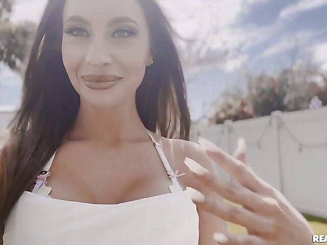 Fake boobs threesome with Armani Black and Melissa Stratton