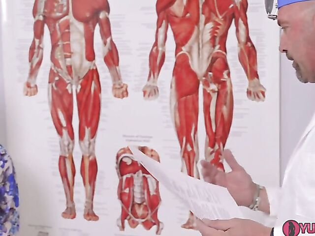 Doctor threesome with Crystal Rush and Sofie Marie