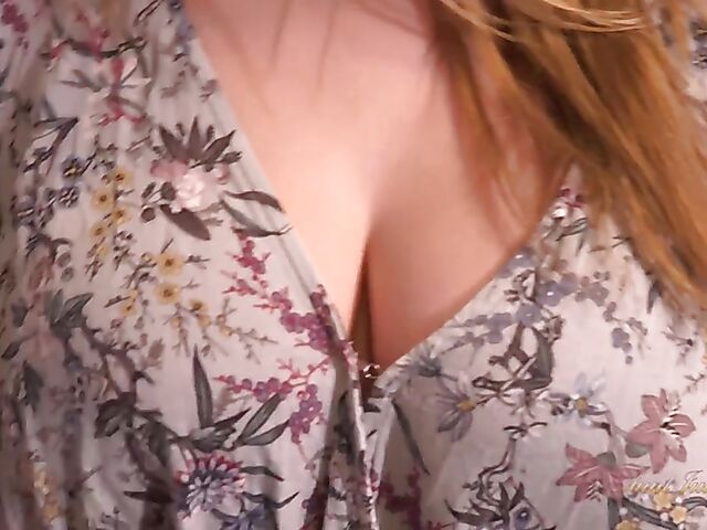 Chubby MILF Charlie Rae teasing you while cleaning the room