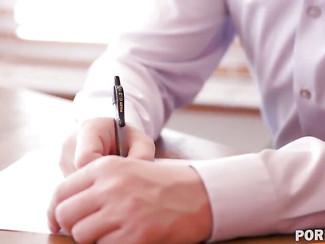 Big tits milf anal with a young man on the couch featuring London River