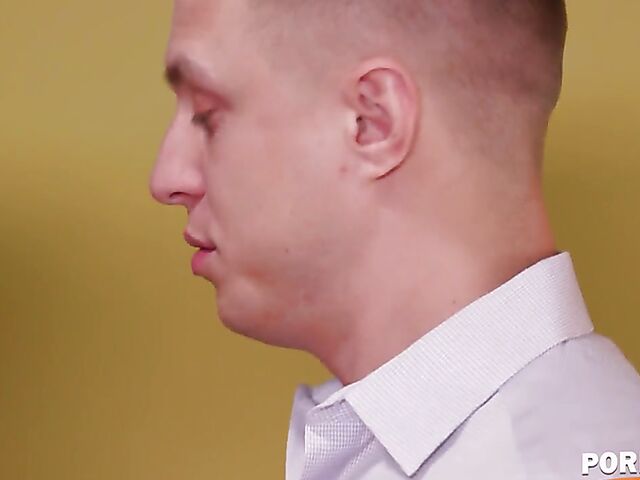 Big tits milf anal with a young man on the couch featuring London River