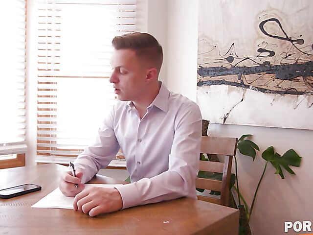 Big tits milf anal with a young man on the couch featuring London River