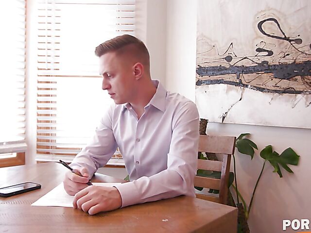 Big tits milf anal with a young man on the couch featuring London River