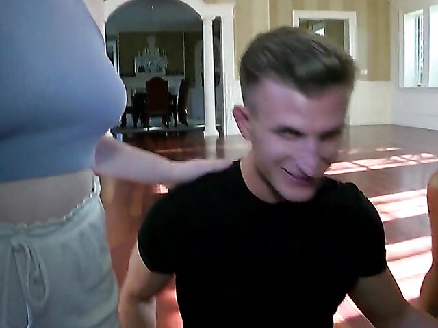 Interracial FFM pussy to mouth threesome with Talia and Olivia