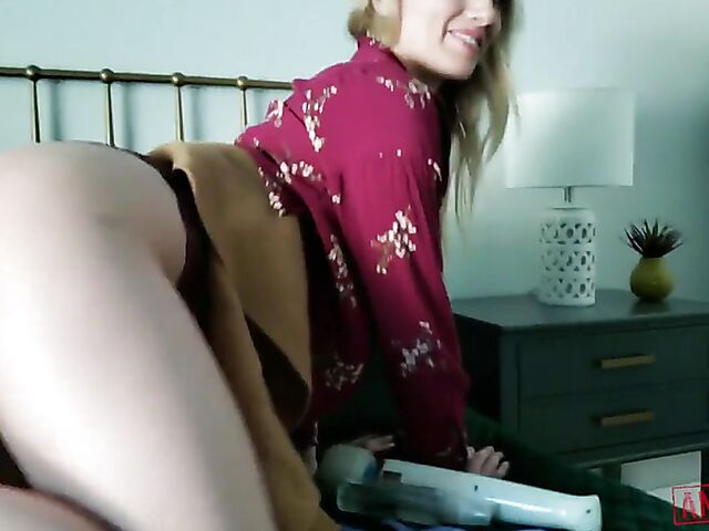 Riley Reyes - Self ass fingering and anal masturbation with toys