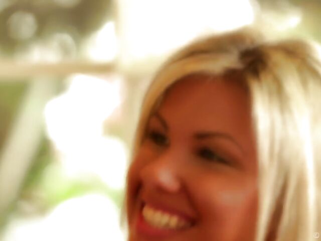 Aubrey Addams - Babyface blonde masturbation outside and interview