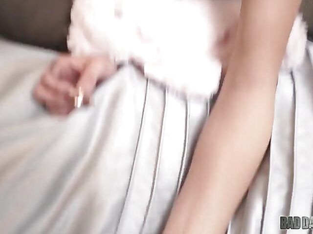 Cadey Mercury - Wake up fuck and creampie with cute stepdaughter POV