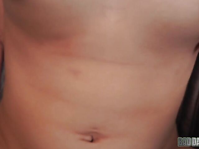 Cadey Mercury - Wake up fuck and creampie with cute stepdaughter POV