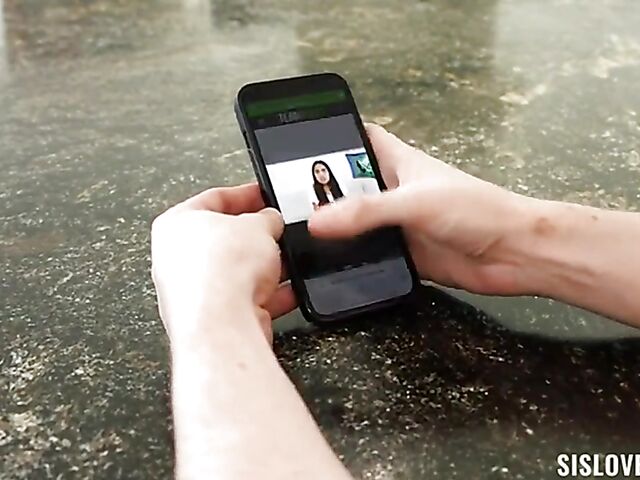 Luna Mills - Big tits asian teen POV with her white stepbrother