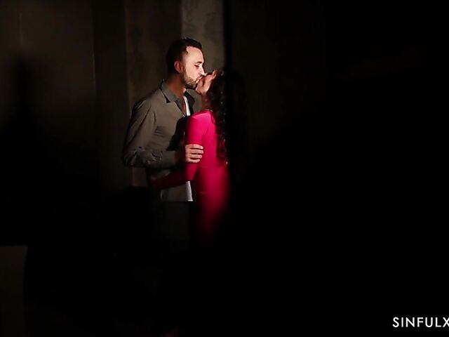 Anna De Ville watches her man have sensual sex in the dark with his mistress Antonia Sainz