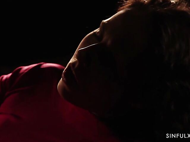 Anna De Ville watches her man have sensual sex in the dark with his mistress Antonia Sainz