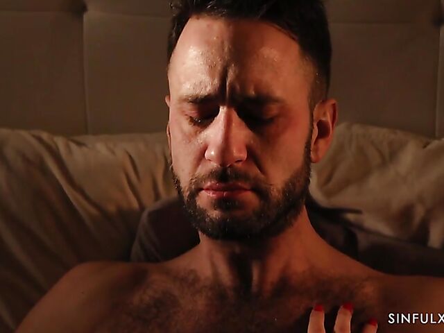 Anna De Ville watches her man have sensual sex in the dark with his mistress Antonia Sainz